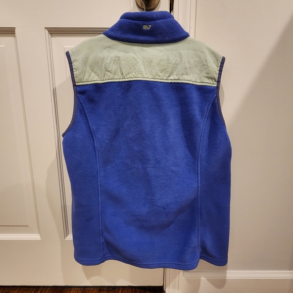 Vineyard Vines Womens full-zip fleece vest - size L - Picture 2 of 4